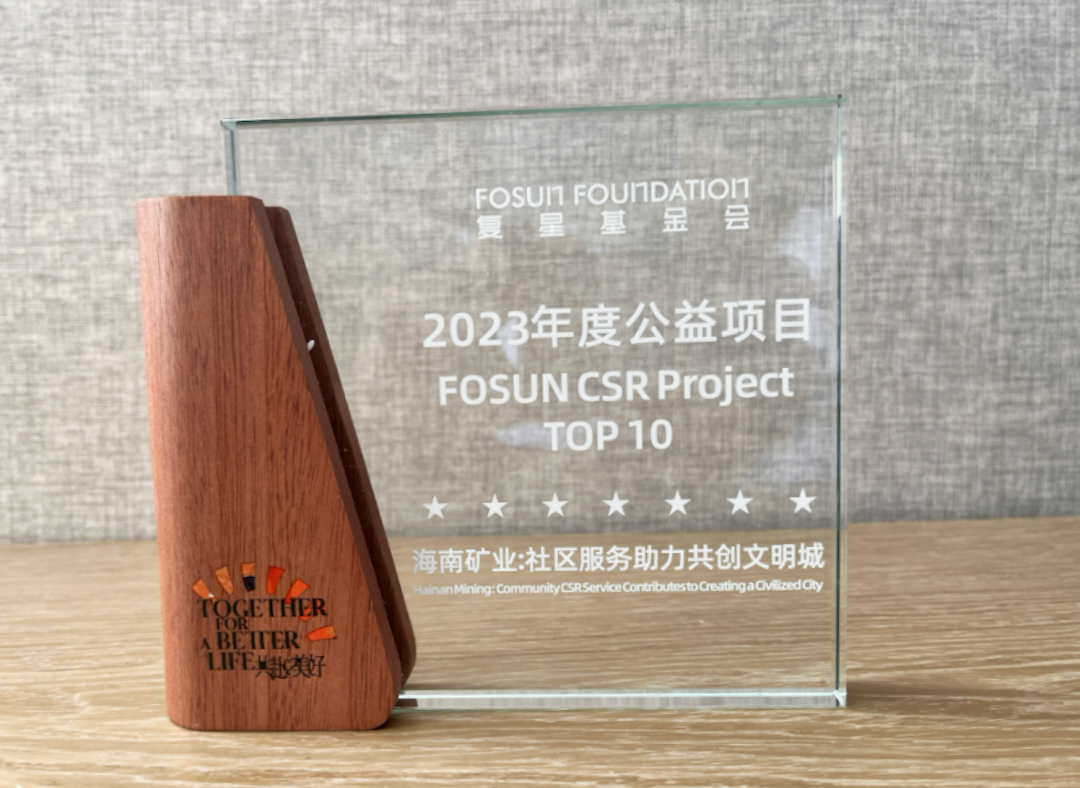 “XPJ官网—共创文化城”荣获“2023复星年度公益项目”大奖