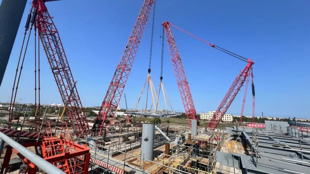 洛克石油涠洲10-3油田西区井口平台陆上建造获得阶段性成就